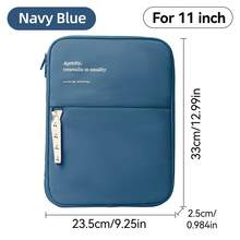 DANYCASE Ốp bảo vệ máy tính bảng 11-13 inch phù hợp với iPad thế hệ 11, 10, 9, 8, 7, Air, Pro, nhẹ và có khóa kéo trượt mượt mà. - Nhiều màu - Xem 15