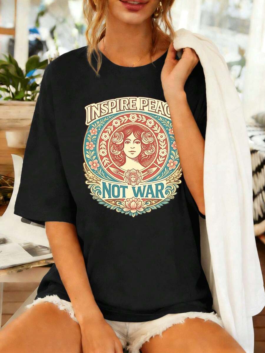 Women T-Shirts - Black - View 1