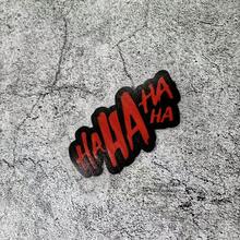 1pc HAHAHA Waterproof Cartoon Sticker | Funny Black And White Design, Easy To Paste, Scratch-Resistant, Suitable For Tablet, Motorcycle, Car, Bicycle And Electric Vehicle | Self-Adhesive, Glossy, Durable Decoration - 1 pcs - View 7