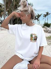 Women T-Shirts - White - View 3