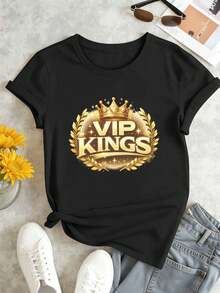 Women T-Shirts - Black - View 2