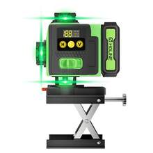 ONEVAN 16 Lines 4D Laser Levels 360 Horizontal Vertical Green Line Laser Level Self-Leveling Measure Leveling Tool - UK Plug(220-240V) - View 4