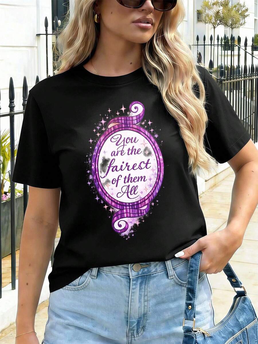 Women T-Shirts - Black - View 1