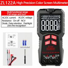 Multímetro digital mini inteligente de 4000 recuentos, probador de voltaje, continuidad, resistencia, NCV, ohm y diodo de rango automático para uso doméstico - Multicolor - Ver 10