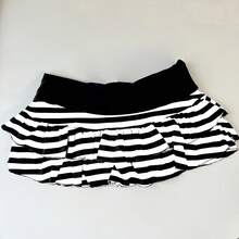 Falda ajustada estilo retro gótico punk americano Emo Girl subcultura Harajuku dulce y sexy estilo de niña picante minifalda versátil - Negro - Ver 3