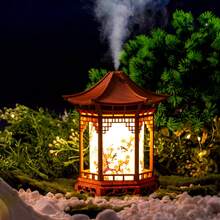 Mini Chinese Style Humidifier With Night Light - USB Portable Cool/Dry Mist Humidifier, Traditional Pagoda/Turtle Shape, ABS Material, Quiet Operation, Suitable For Home, Office, Car - Ideal Gift Choice (USB Port, Bedroom Humidifier) - Multicolor - View 12