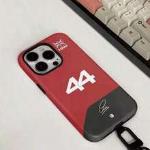 1pc Dual-Layer Protective Bohemian Style Phone Case, F1 No.16 Pattern, Fit For 17 Pro Max, 16 Pro Max, 15 P, 13, 11, 12, XS, 8 Plus, 7, 17 Pro Max, Air - 2 In 1 Holiday Special Offer  Phone Case Yellow 17 Pro Max Case Mag  Case 14 Plus Cases - Đỏ 2 - Xem 4