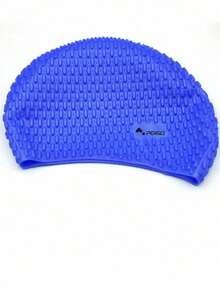 1pc Silicone Swimming Cap, Adult Unisex Bubble Swimming Hat, Waterproof Cap For Swimming, Suitable For Long Hair And Ear Protection - A - View 5