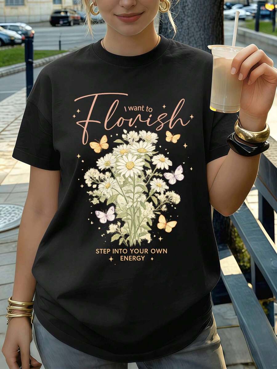 Women T-Shirts - Black - View 1