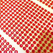 640pcs/Pack 5mm Self-Adhesive Rhinestone Stickers, Jewel Stickers, Acrylic Shiny Rhinestone Stickers For Crafts, Eye Makeup, Eyes, Nails, Assorted Styles - Multicolor - View 10