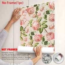 1/9 bức tranh sơn dầu lãng mạn cổ điển trên vải canvas, tranh treo tường trang trí phòng ngủ, nhà cửa, đồ trang trí thẩm mỹ, có khung tùy chọn, tranh trang trí tường phong cách cổ điển nữ thần và hoa, tranh canvas không khung trang trí phòng khách, phòng ngủ, phòng tắm, nhà bếp, văn phòng. - nhiều màu - Xem 5