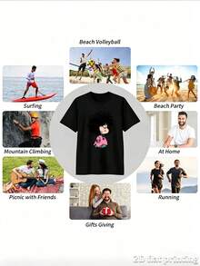 Women T-Shirts - Black - View 3