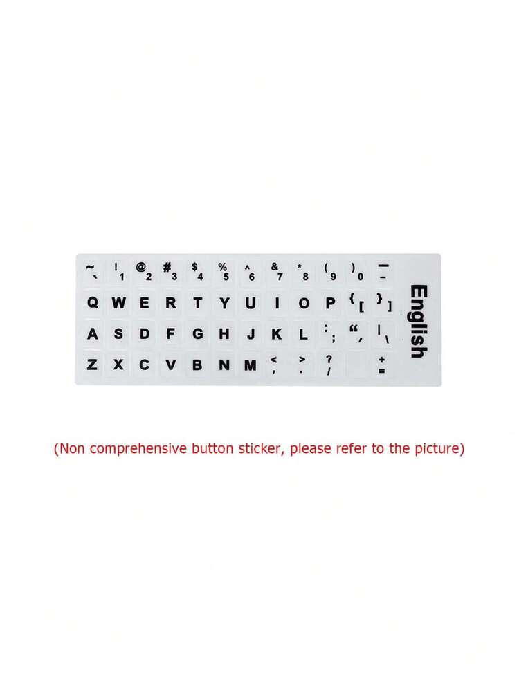 Universal Laptop Keyboard Stickers, Keyboard Cover, Dust-Proof Keyboard Protector, English Version Keyboard Decals - View 8