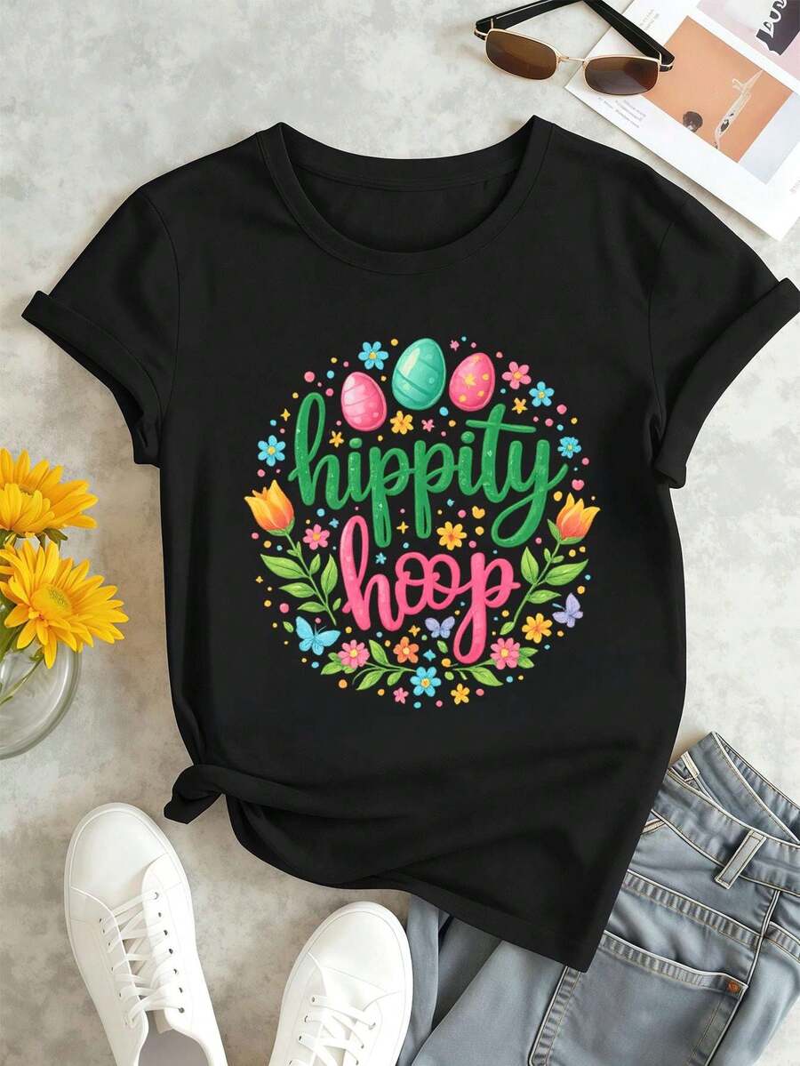 Women T-Shirts - Black - View 1