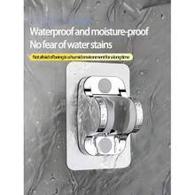 [1pc] Musurjoy Adjustable Suction Cup Shower Head Holder, Bathroom Wall Mounted Handheld Shower Bracket - Grey, ABS Plastic, No Drilling Required - Easy To Use, Summer Bathroom Shower Accessory, Delivery Within 5 Days - No-drill Shower Head Holder - View 2