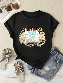 Women T-Shirts - Black - View 2