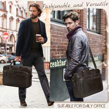 Porte-documents homme - Café - Voir 3