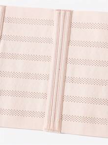 Double-Layer Waist Trainer, Abdominal Slimming Shapewear, Adjustable Tummy Control Corset, Waist Cincher - Pink - View 3
