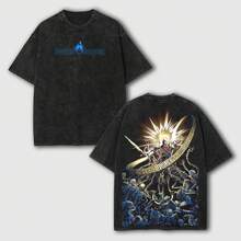 Darkest Dungeon Unisex Gaming T-Shirt, Men's Clothing, Seamless Cotton Fabric Crew Neck T-Shirt, Streetwear, Dark Gaming, Urban Clothing For Him. - 黑色 - 查看 6