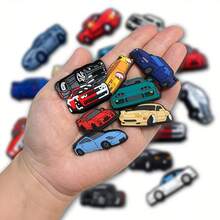 20pcs Random Car Series Accessories, PVC Material Decorative Pendant, Creative Street Element DIY Detachable PVC Durable Set, Suitable For Daily Outfit, Birthday, Party, Valentine's Day, Halloween And Christmas Gifts - Multicolor - View 1