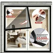 The Encrypted High-Transparency Mesh Fabric Features Fine Holes That Effectively Repel Mosquitoes While Allowing Natural Light To Pass Through, Ensuring The Room Remains Bright And Airy Without Feeling Oppressive. - Screen Windows - View 2