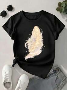 Women T-Shirts - Black - View 1