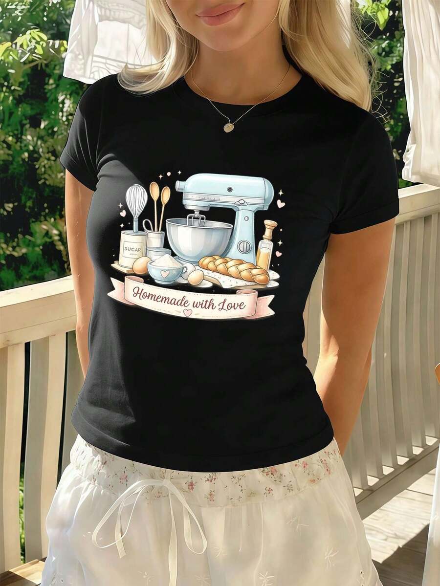 Women T-Shirts - Black - View 1