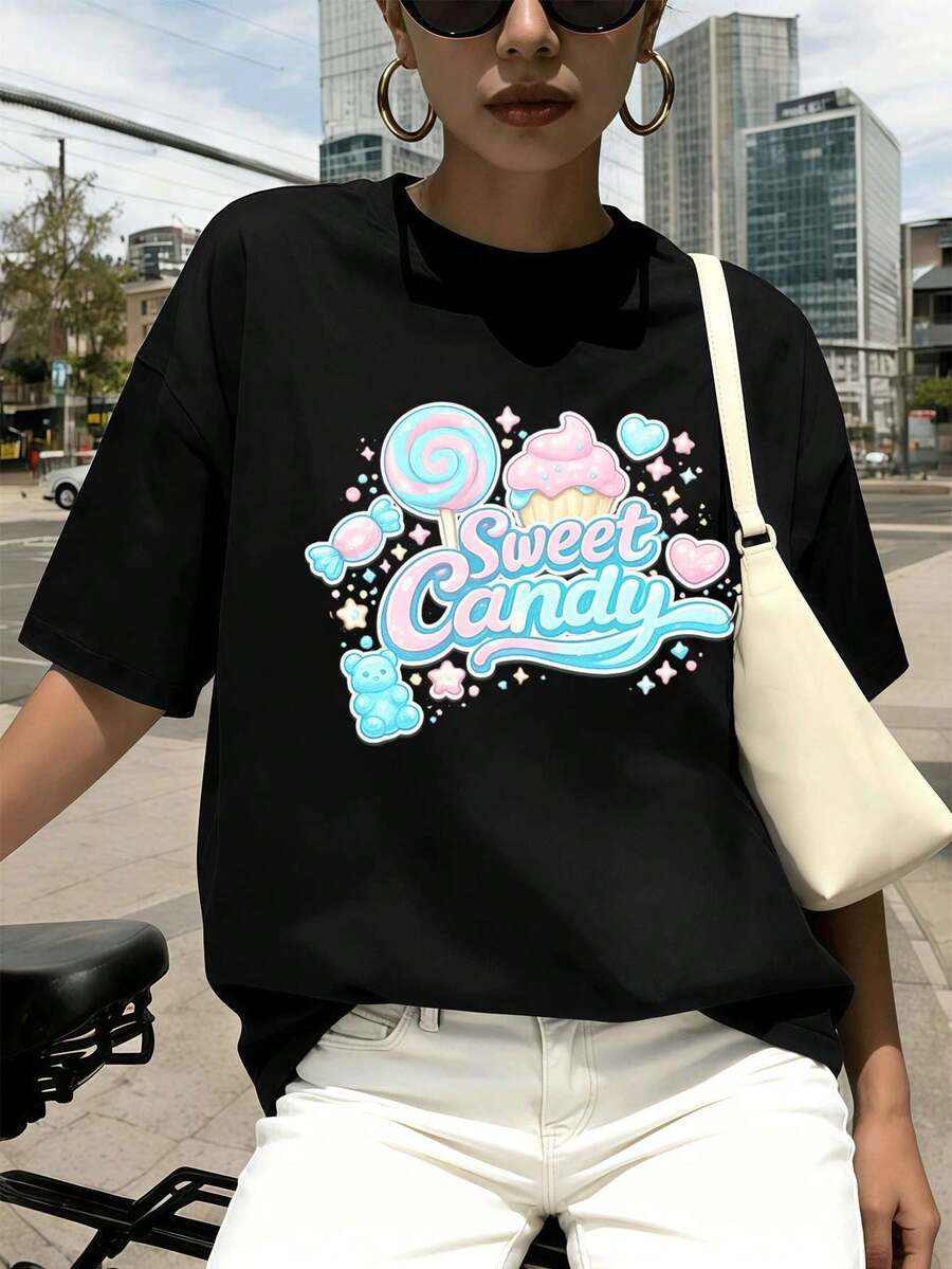 Women T-Shirts - Black - View 1