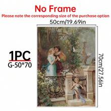 1/9 bức tranh sơn dầu lãng mạn cổ điển trên vải canvas, tranh treo tường trang trí phòng ngủ, nhà cửa, đồ trang trí thẩm mỹ, có khung tùy chọn, tranh trang trí tường phong cách cổ điển nữ thần và hoa, tranh canvas không khung trang trí phòng khách, phòng ngủ, phòng tắm, nhà bếp, văn phòng. - nhiều màu - Xem 55