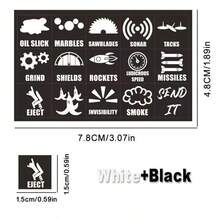 1pc Mixed Pattern Sticker, Waterproof Scratch-Resistant Fade-Resistant, Self-Adhesive Easy To Peel No Residue, Suitable For Car, Home, Laptop And DIY Decoration - Multicolor - View 6