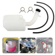 Motorcycle Coolant Expansion Tank Radiator Overflow Reservoir For Suzuki LTZ 400 LTZ400 Enduro Motocross Dirt Bike Accessories - A - View 3