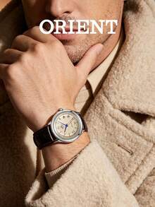 Orient Men's "2nd Generation Bambino Ver. 2" Japanese Automatic Mechanical Stainless Steel Leather Dress Watch FAC00009N0 - Beige - View 3