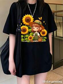 Women T-Shirts - Black - View 1