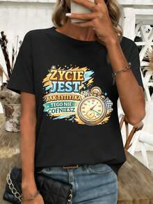 Women T-Shirts - Black - View 1