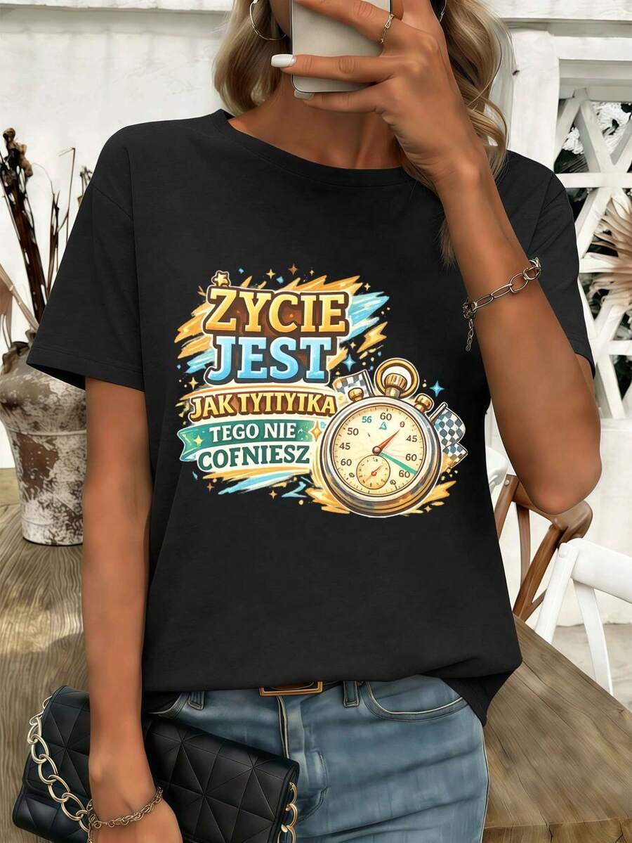 Women T-Shirts - Black - View 1