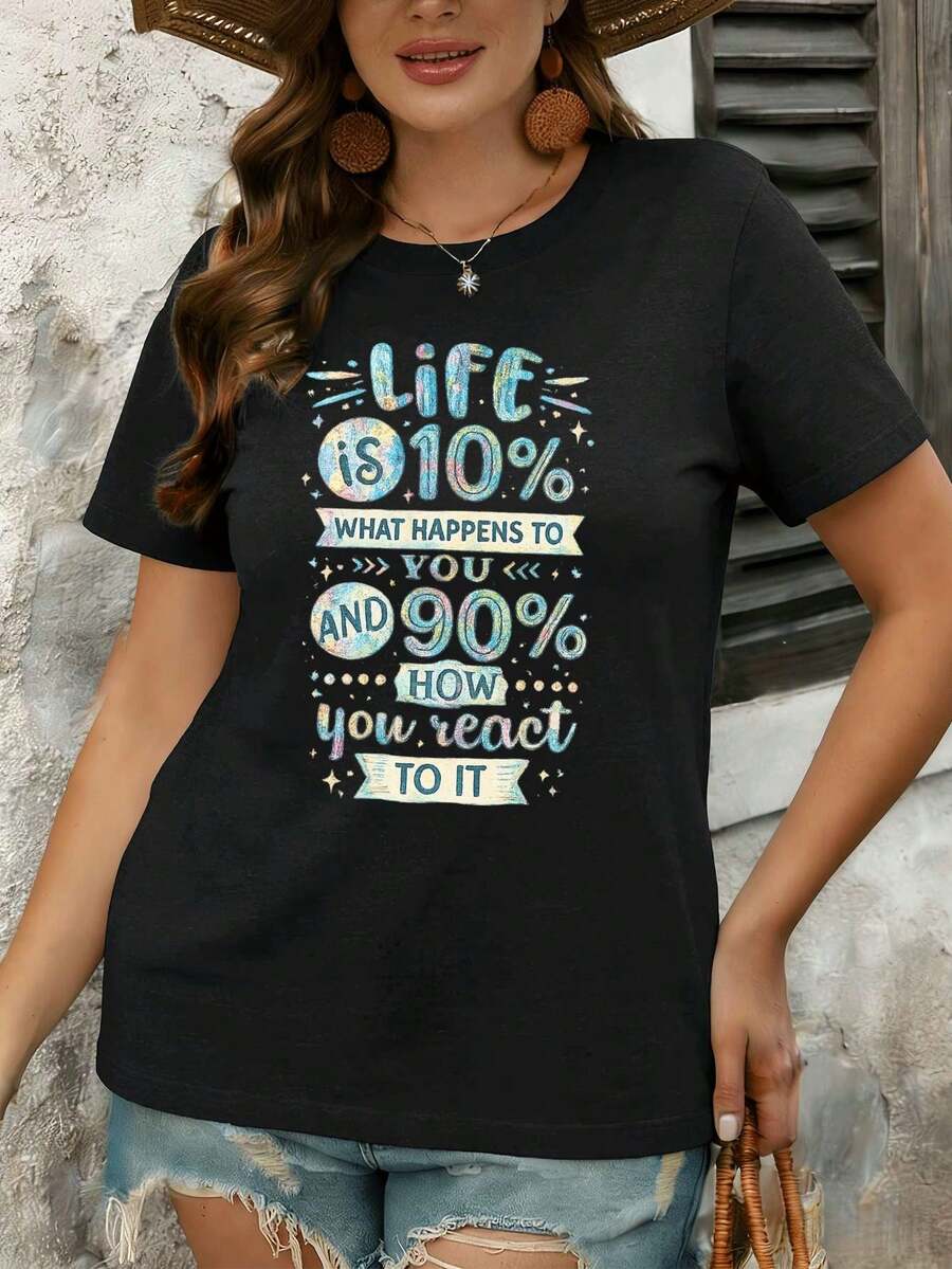 Women T-Shirts - Black - View 1