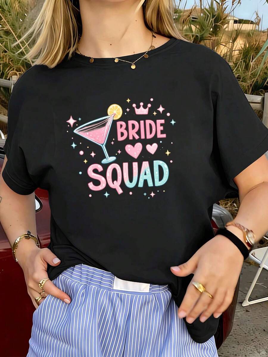 Women T-Shirts - Black - View 1