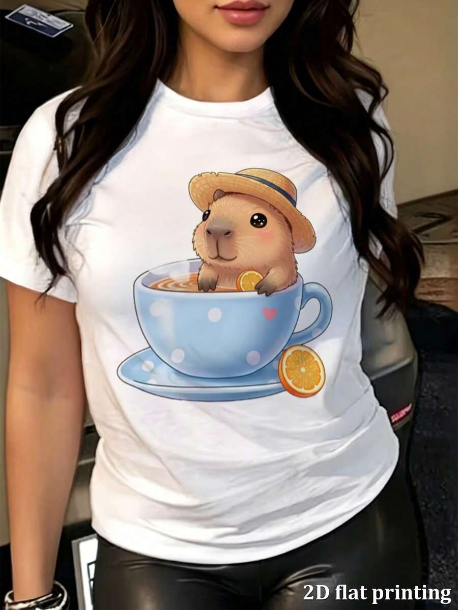 Women T-Shirts - White - View 1