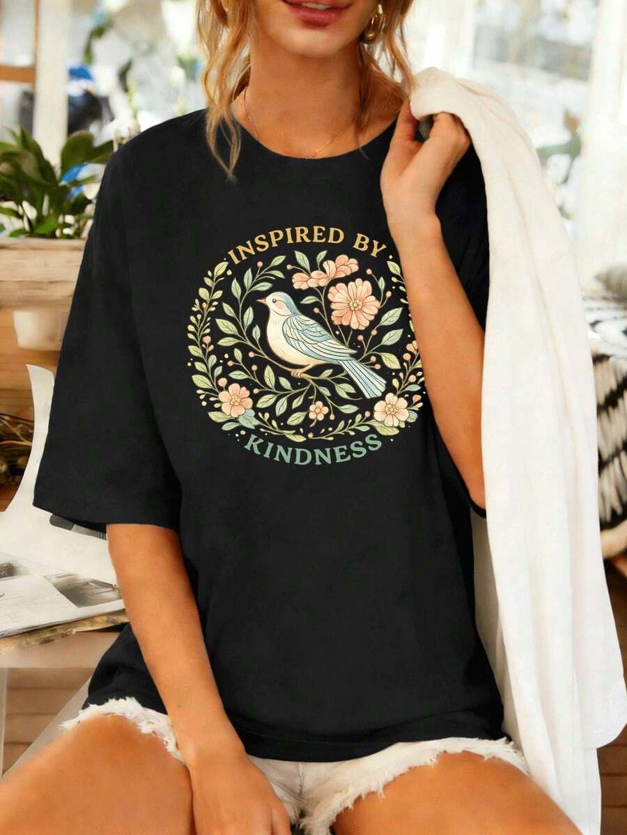 Women T-Shirts - Black - View 1