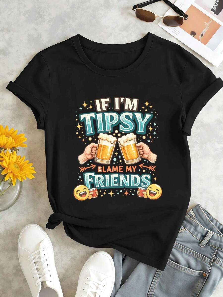 Women T-Shirts - Black - View 1