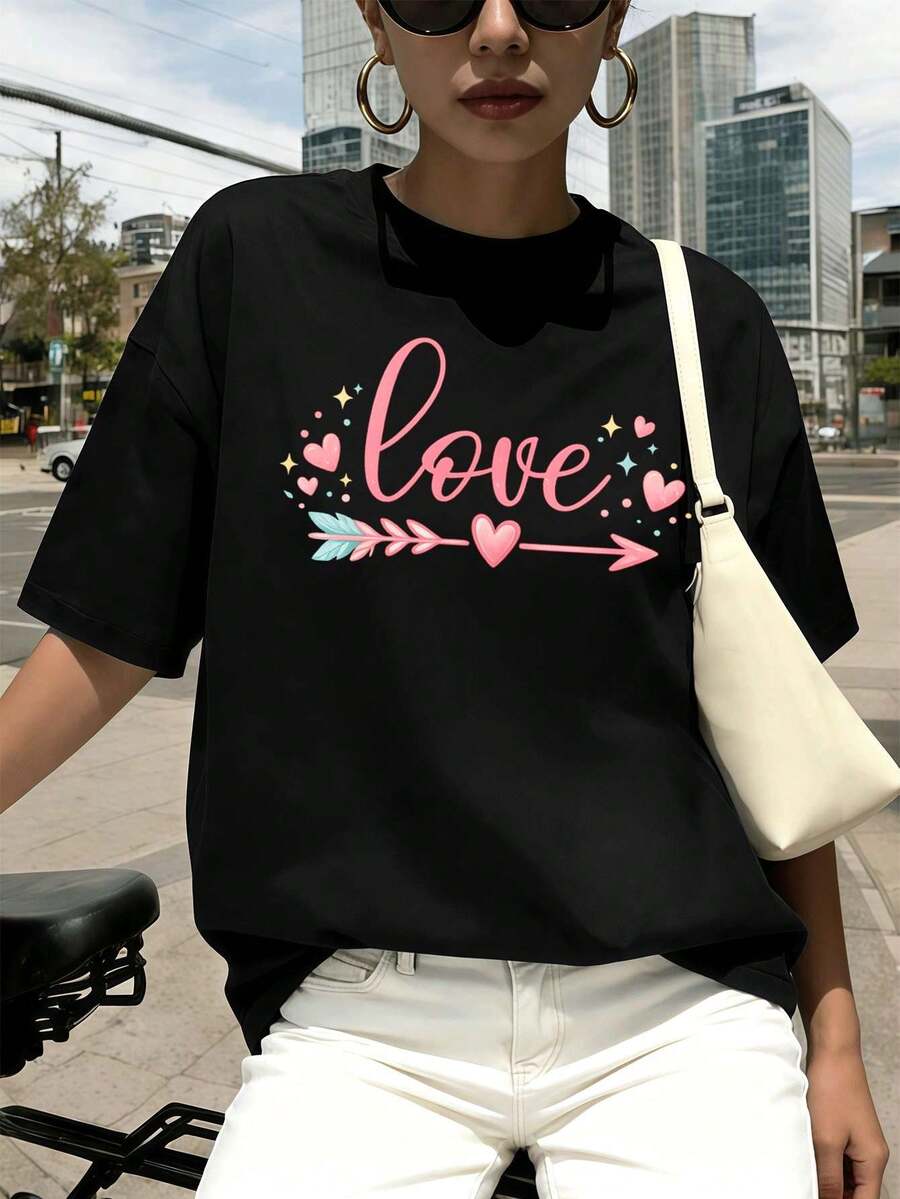 Women T-Shirts - Black - View 1