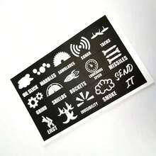 1pc Mixed Pattern Sticker, Waterproof Scratch-Resistant Fade-Resistant, Self-Adhesive Easy To Peel No Residue, Suitable For Car, Home, Laptop And DIY Decoration - Multicolor - View 4