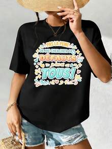 Women T-Shirts - Black - View 2