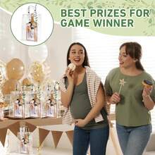 6 Sets Baby Shower Game Winner Prizes, 55pcs Baby Shower Game Prizes, Bamboo Cheese Board, Spoon, Fork, Butter Knife, Towel, Suitable For Wedding Bridal Shower Game Prizes & Gifts - View 11