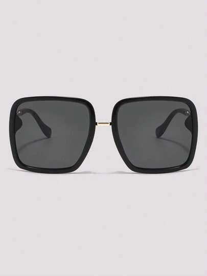 Visivana Kính râm nữ gọng nhựa vuông lớn màu đen kiểu retro, thời trang, phù hợp với khuôn mặt to, mẫu kính râm retro không thể thiếu cho kỳ nghỉ hè, thích hợp cho bãi biển, du lịch, lái xe và sử dụng hàng ngày.