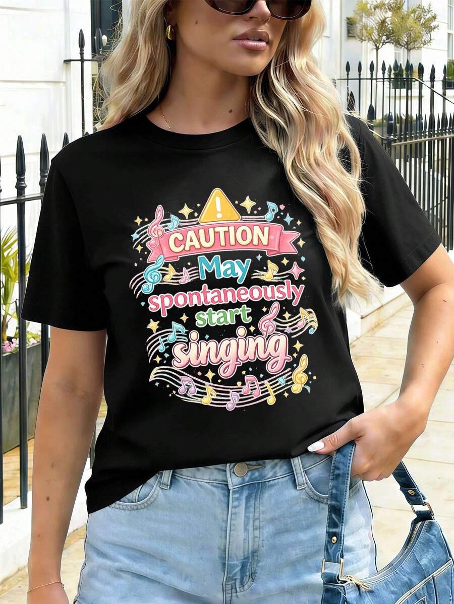 Women T-Shirts - Black - View 1