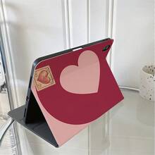 1 chiếc ốp lưng máy tính bảng kiểu folio họa tiết trái tim màu hồng và đỏ tương phản - Có chân đế đa góc và khe cắm bút cảm ứng, tương thích với iPad Air 13 (M3 2025)/ Air 11 (M3 2025)/ 11 (A16 2025), Galaxy Tab S10+/S9/A9, Pad, MatePad, Pad, Honor Pad, Xiaoxin Pad - Nhiều màu - Xem 7