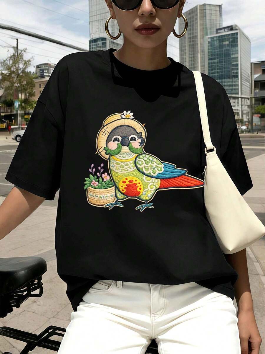 Women T-Shirts - Black - View 1
