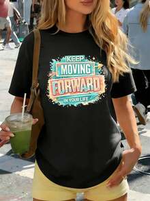 Women T-Shirts - Black - View 1