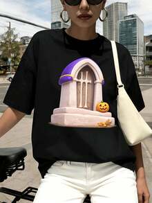 Women T-Shirts - Black - View 1